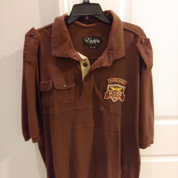 8732 Mens Shirt Size 3XL Eight 732 Block Kings Fight Club Polo - Picture 2 of 6